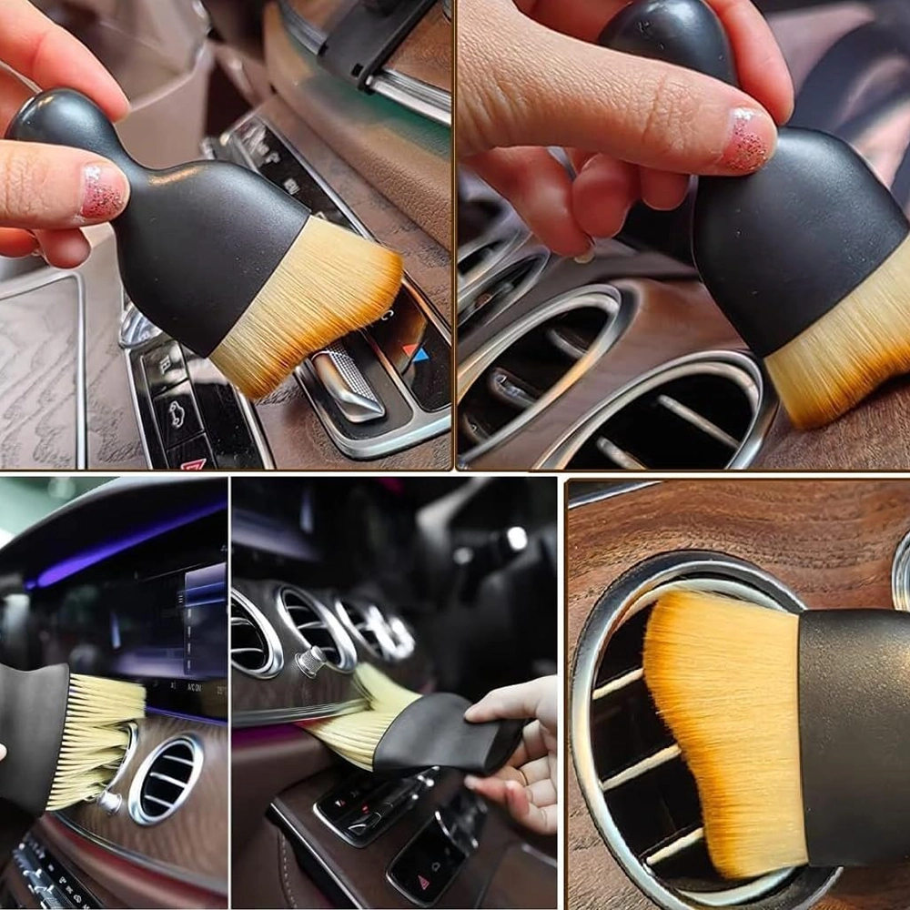 رشاة تنظيف ديكور السيارة والزوايا الضيقة - نعومة فائقة وأداء احترافي