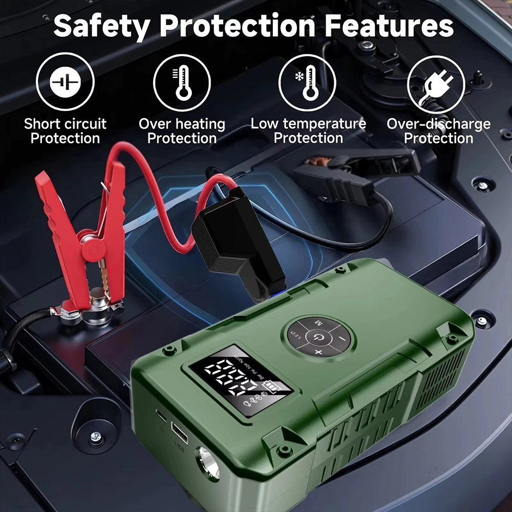 باور بانك و كمبروسر الطواريء GR Man-  6000A -للسيارات