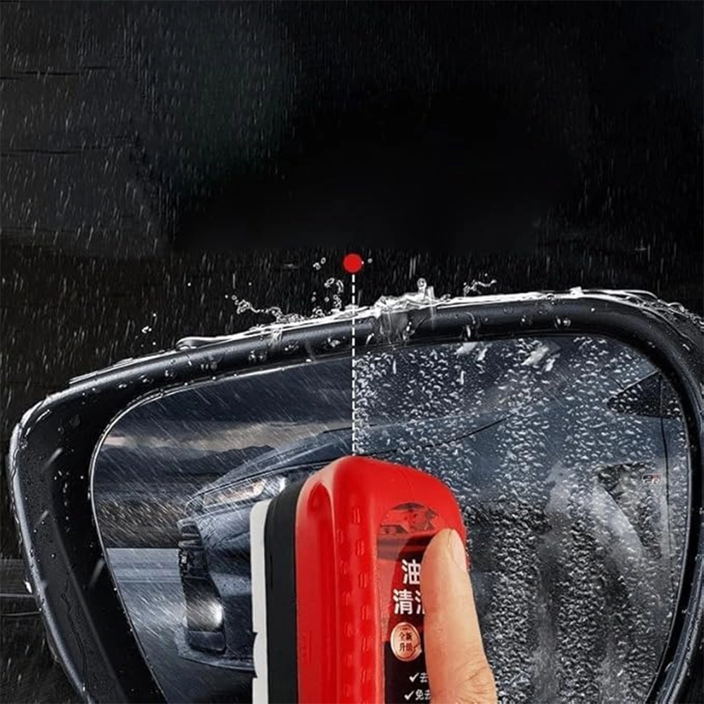فرشاة تنظيف الزجاج الامامي للسيارة 120 مل، اداة تنظيف زجاج السيارة المضادة للمطر والضباب لتحسين الوضوح والرؤية