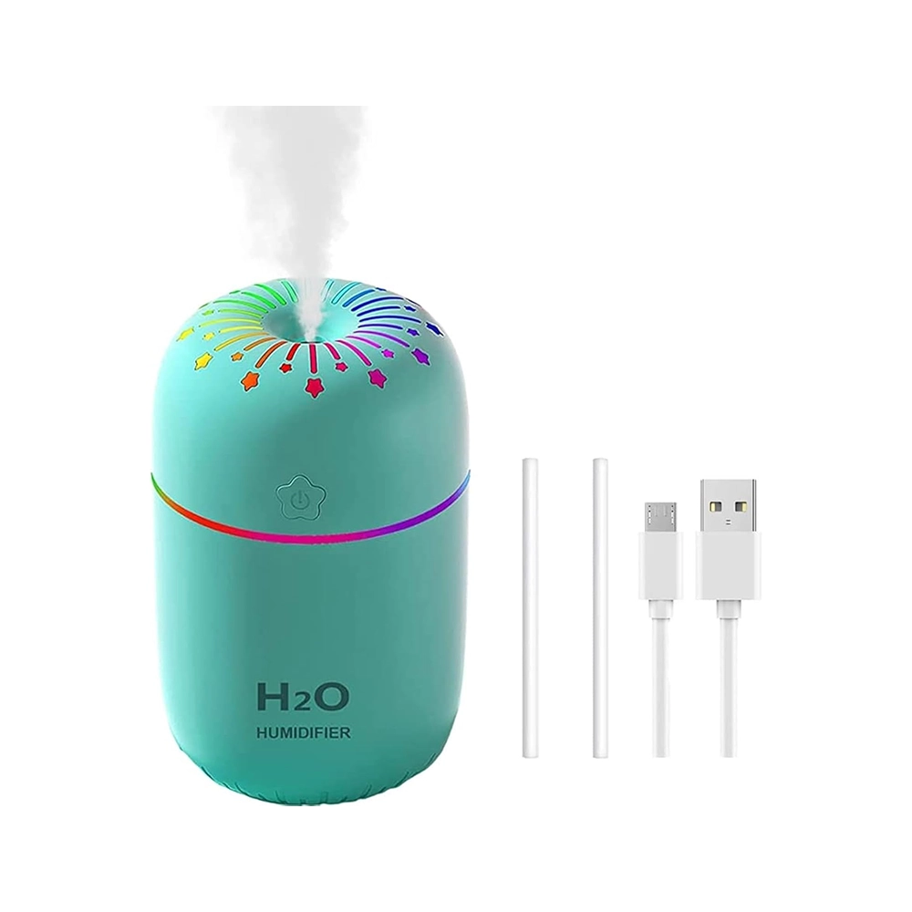 فواحة عطرية ذكية قابلة للشحن - مرطب هواء وإضاءة LED متعددة الألوان