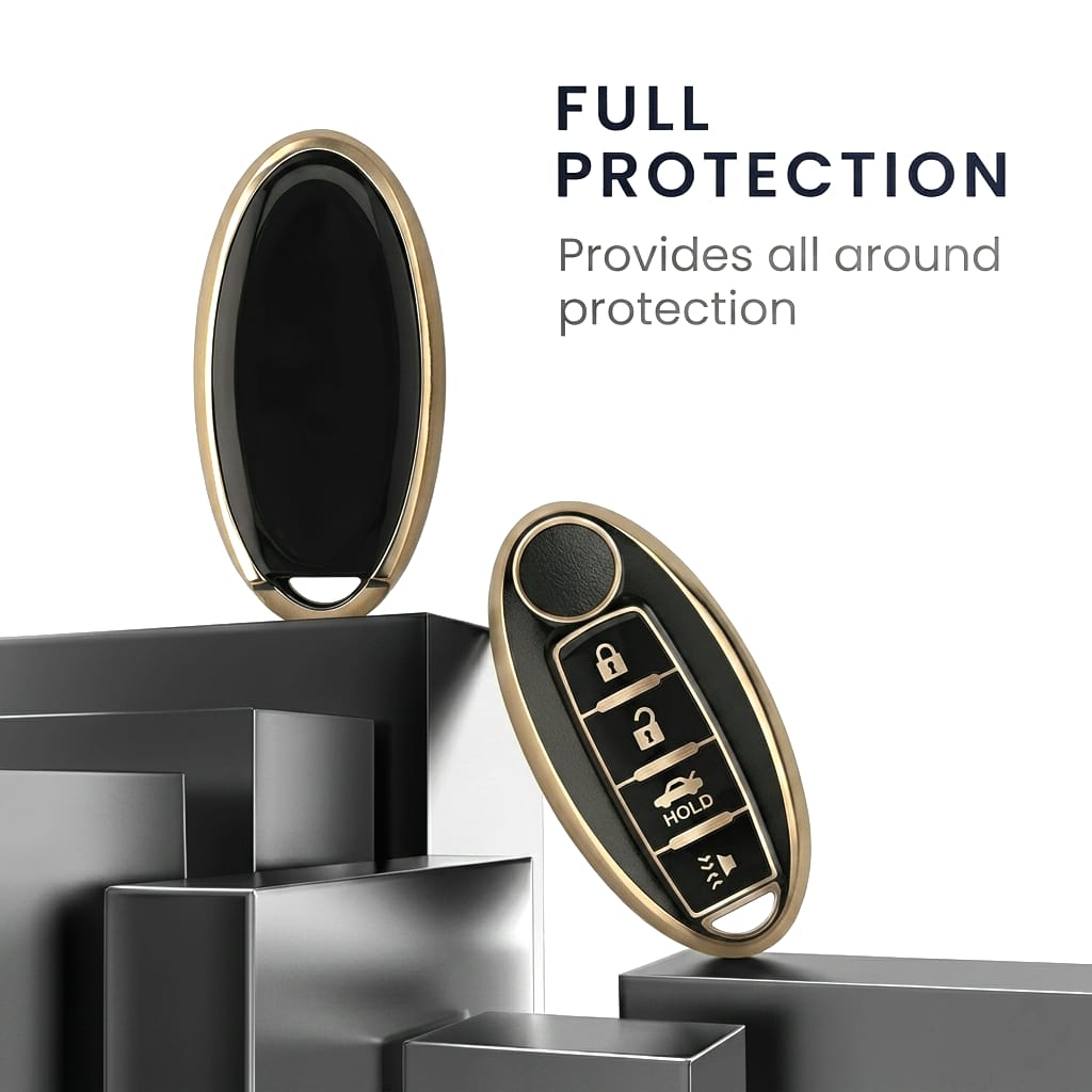 كفر حماية ذكي لمفتاح السيارة (ريموت كونترول) مضاد للصدمات والماء - متوافق مع نيسان تيدا (Tiida