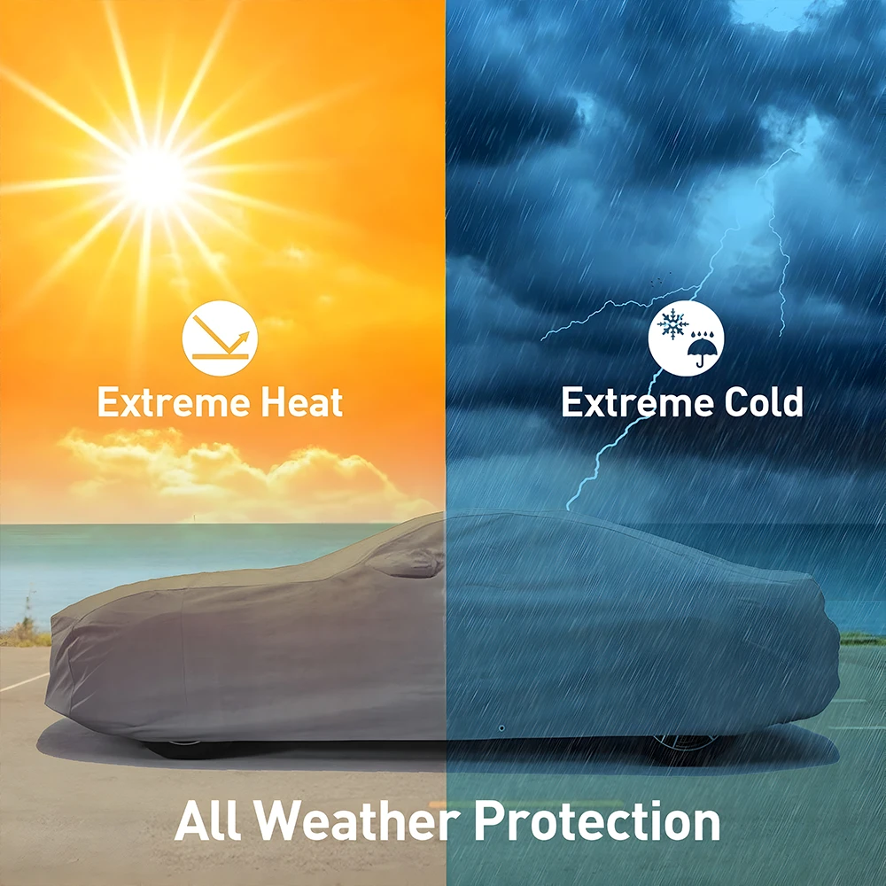 غطاء سيارة من الووتربروف المبطن مناسب لمقاس السيارة Mercedes-Benz C300