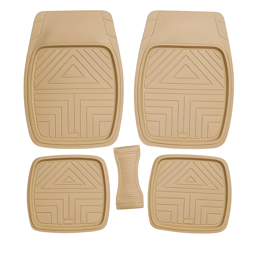 طقم دواسات يونفرسال مناسب لجميع السيارات - ماركة هرم - لون بيج