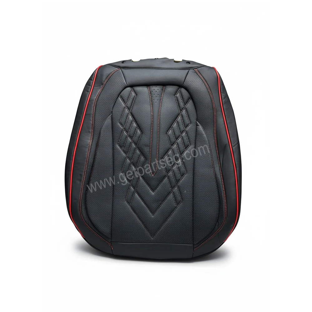 طقم كسوة كراسى جلد  أسود