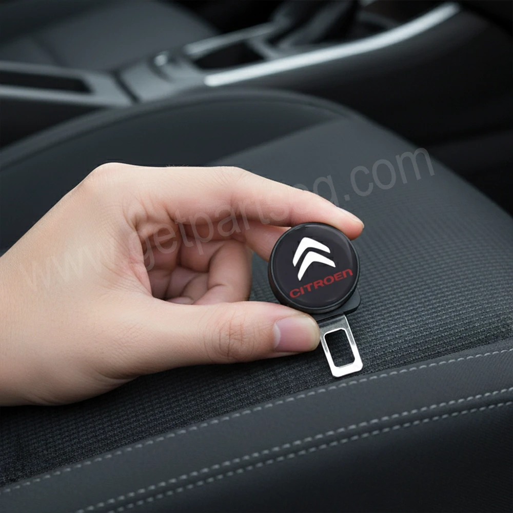 طقم سكاتة حزام ماركة ستروين 2 قطعة - كتم صوت إنذار حزام الأمان