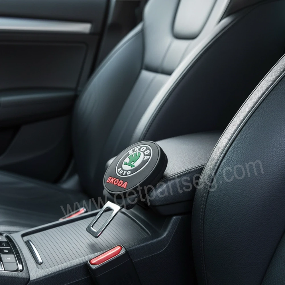 طقم سكاتة حزام ماركة سكودا 2 قطعة - كتم صوت إنذار حزام الأمان