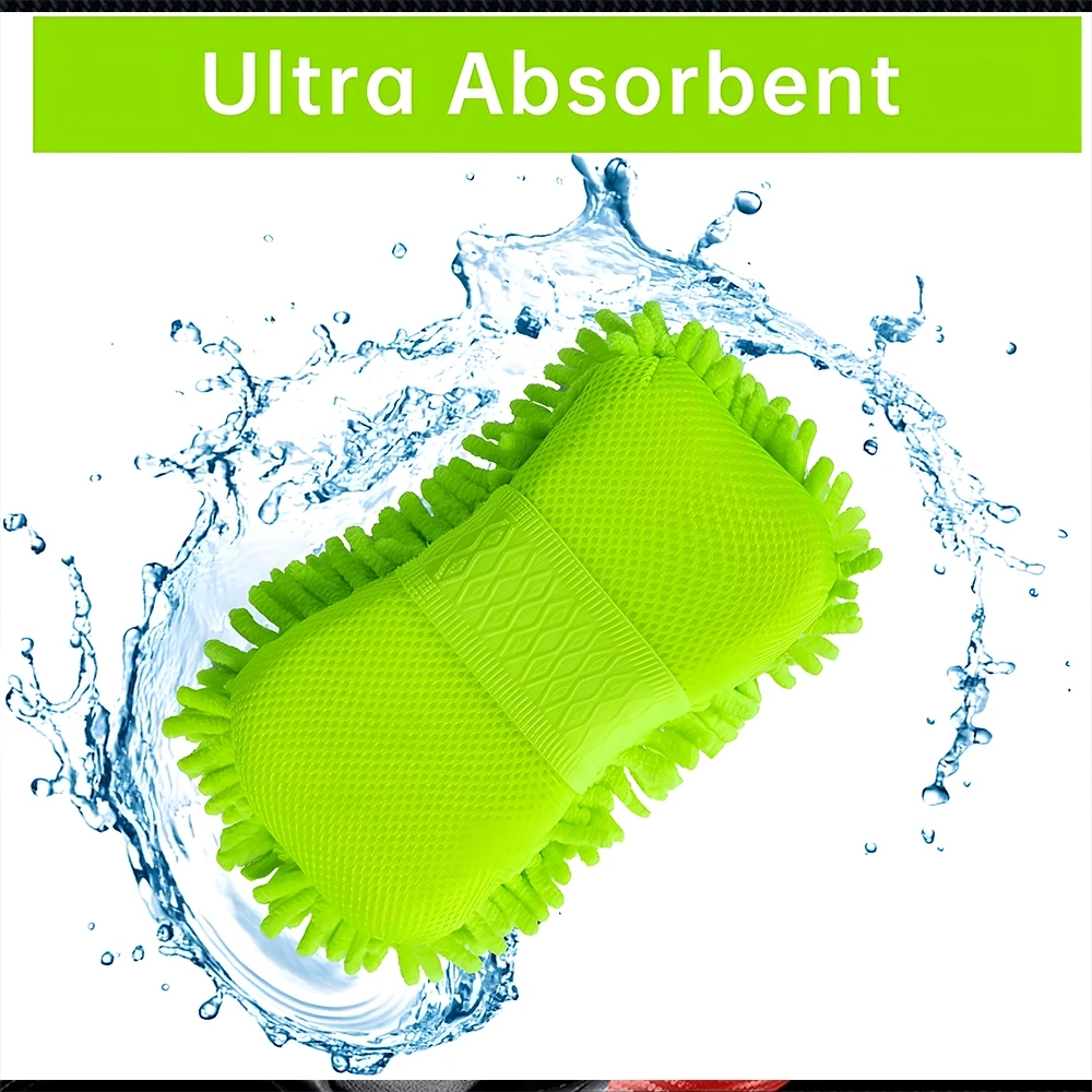 سفنجة غسيل سيارة ألوان متعددة