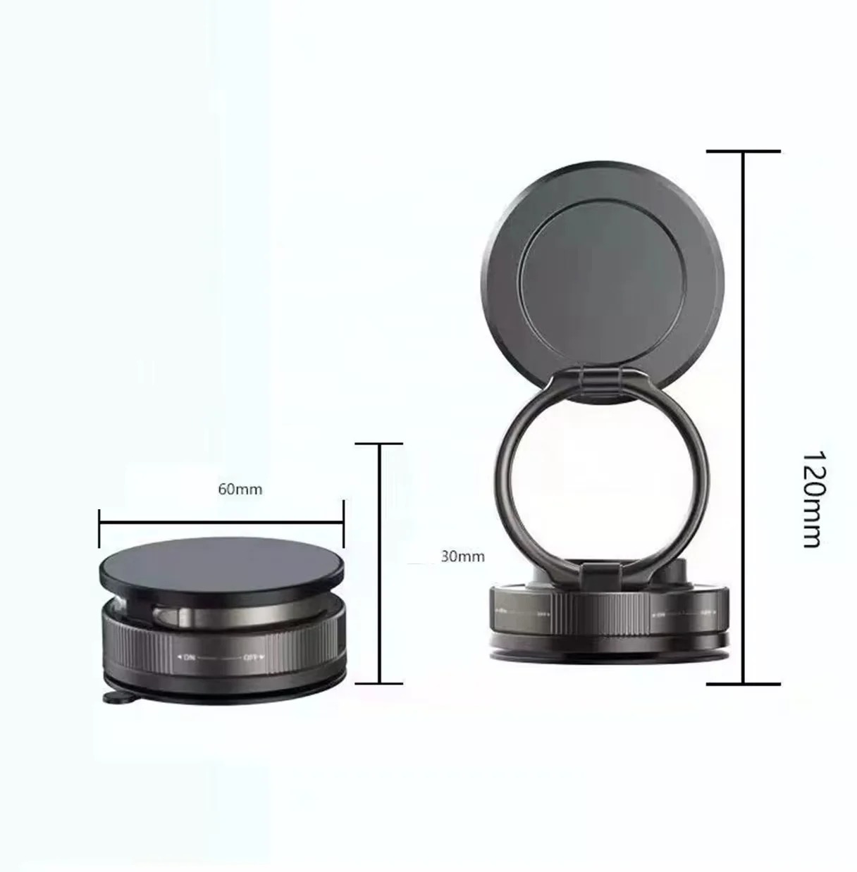 حامل موبايل فاكيوم مغناطيسي ذكي - ثبات فائق وتقنية شفط متطورة