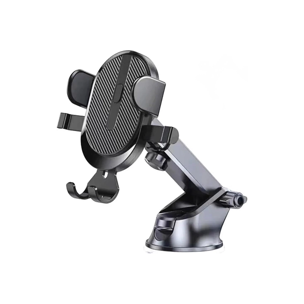 حامل موبايل عالمي للوحة العدادات والزجاج الأمامي مع كوب شفط لتثبيته في مكانه بشكل آمن وسهل الإزالة