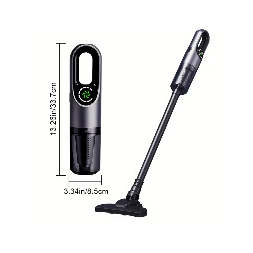 مكنسة كهربائية لاسلكية 4 في 1 بقوة شفط 15000Pa – محمولة للمنزل والسيارة والمكتب
