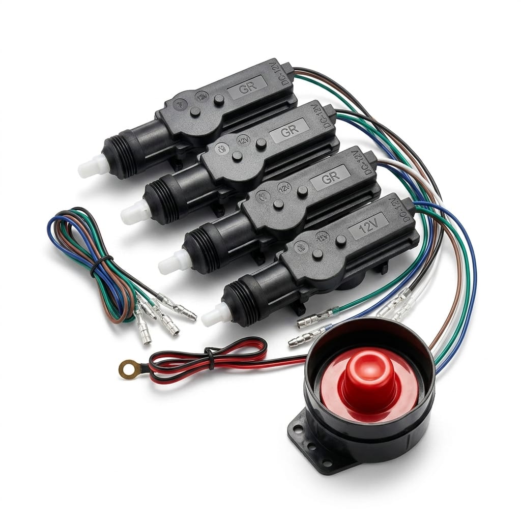 ​نظام قفل مركزي للسيارات (Central Lock) من GR MAN - طقم كامل 4 أبواب مع إنذار