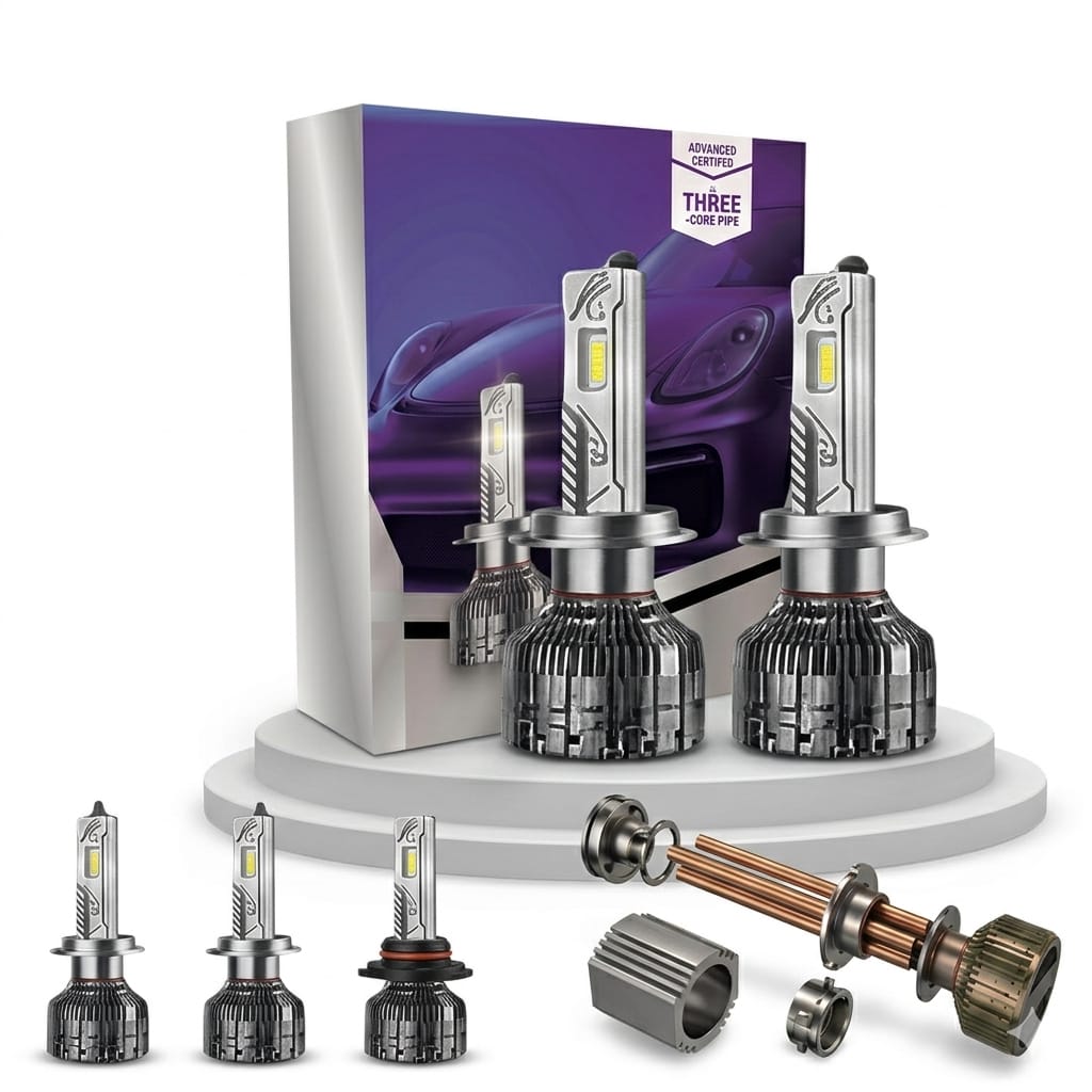 لمبات ليد للسيارات DL-120 من دكتور ليد - قوة 120 واط (Premium LED Headlight)