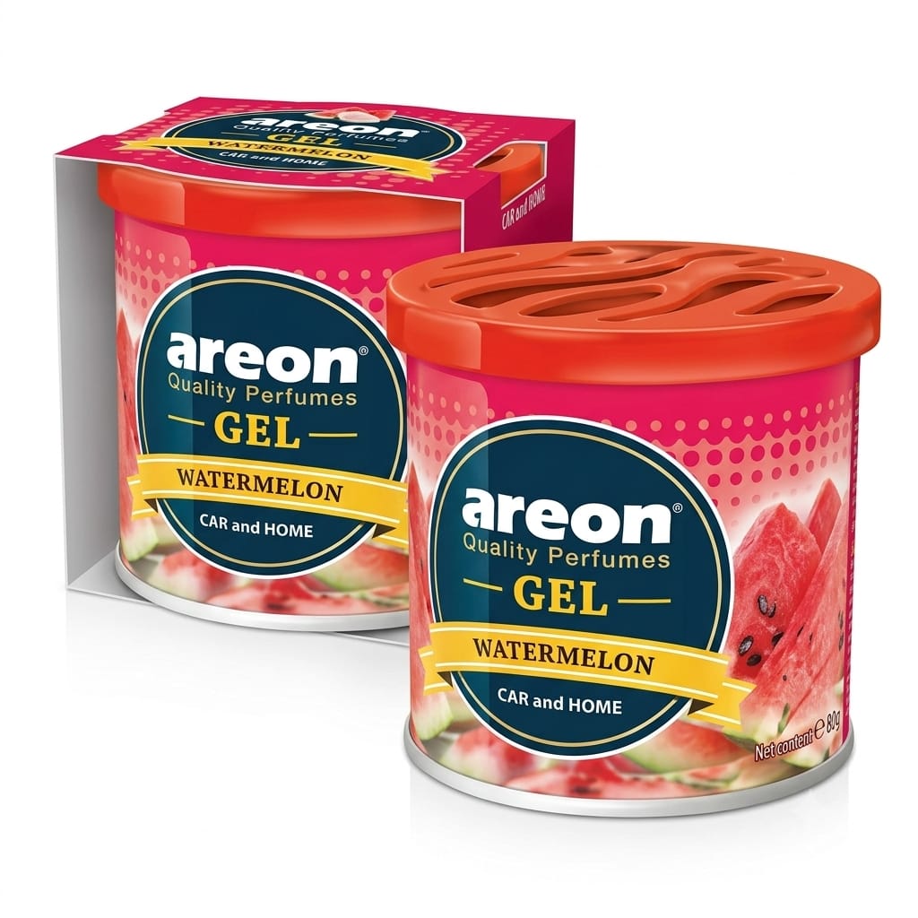معطر جو جل للسيارة والمنزل اريون برائحة البطيخ (Areon Gel Watermelon) – 80 جرام