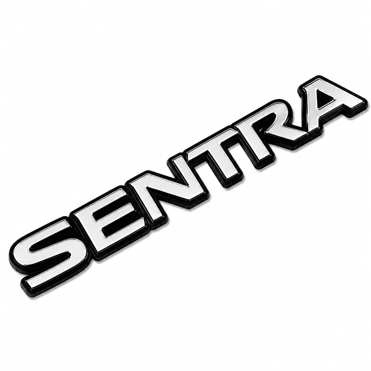 شعار SENTRA ثلاثي الأبعاد 3D فاخر بتصميم عصري
