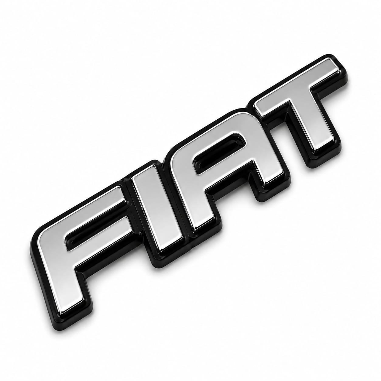 شعار FIAT ثلاثي الأبعاد للسيارات – كروم لامع
