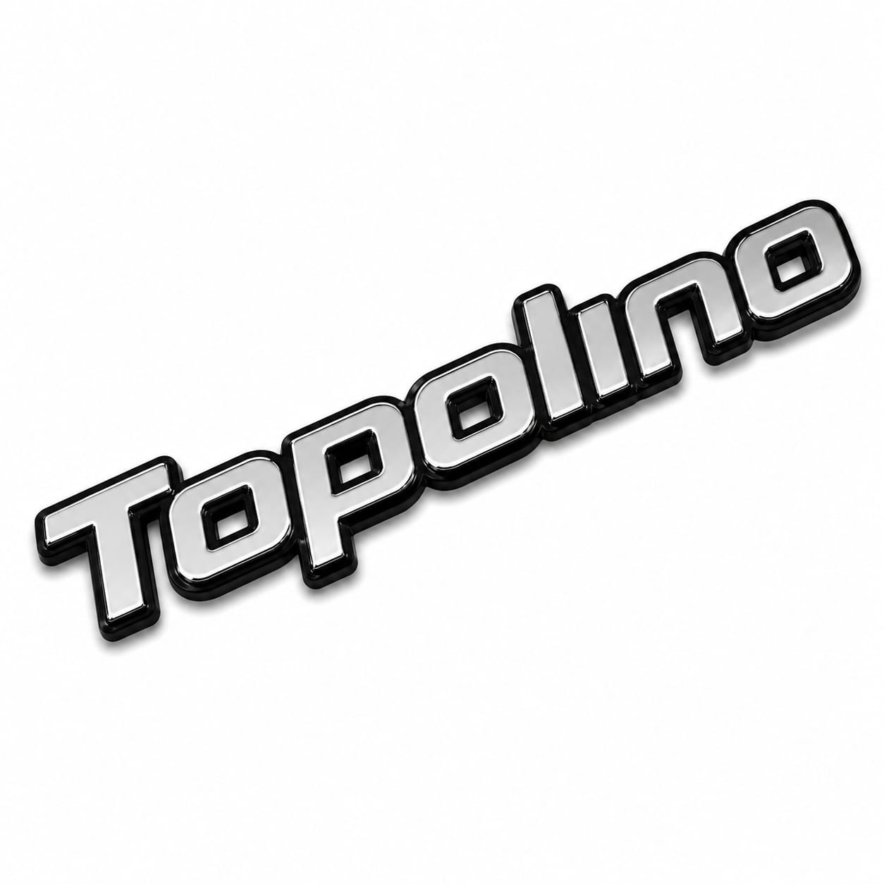 شعار Topolino كروم ثلاثي الأبعاد للسيارات