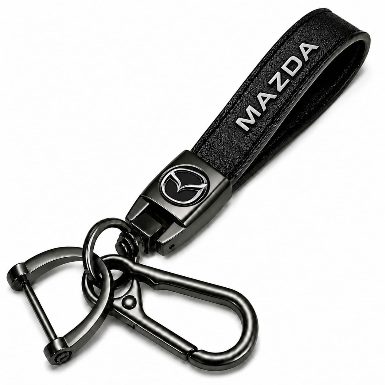 ميدالية مفاتيح جلد Mazda – إكسسوار أنيق للسيارة