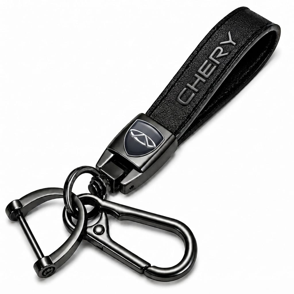 ميدالية مفاتيح جلد CHERY – إكسسوار أنيق للسيارة