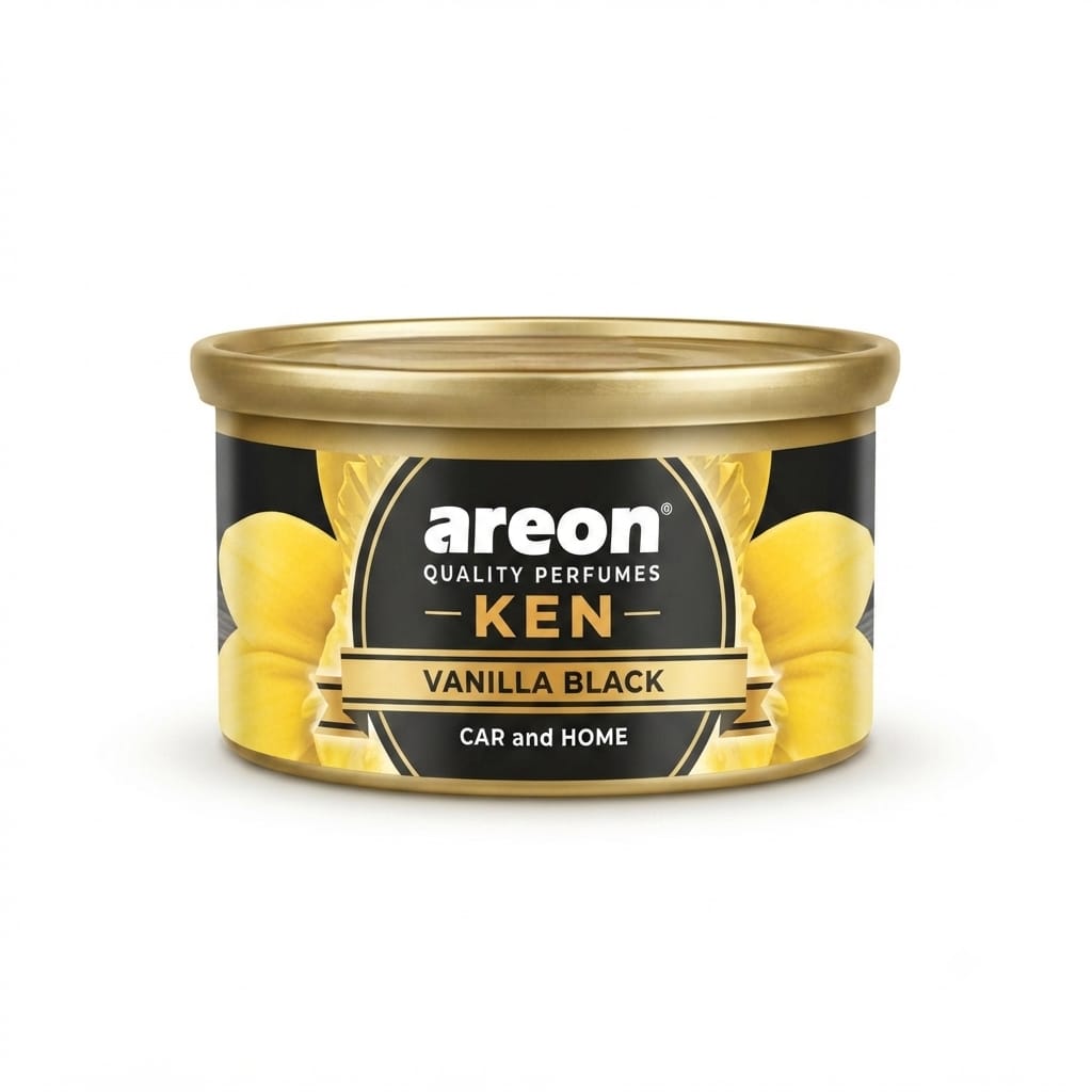 معطر جو وسيارة أريون كين - فانيلا بلاك (Areon Ken Vanilla Black)