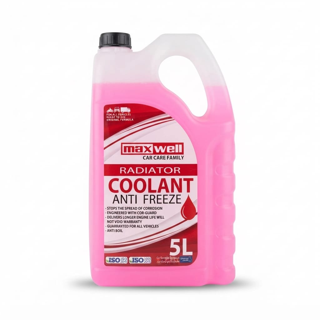 مبرد مانع للتجمد وغليان المحرك ماكسويل (kk) - 5 لتر (Maxwell Radiator Coolant Anti-Freeze )