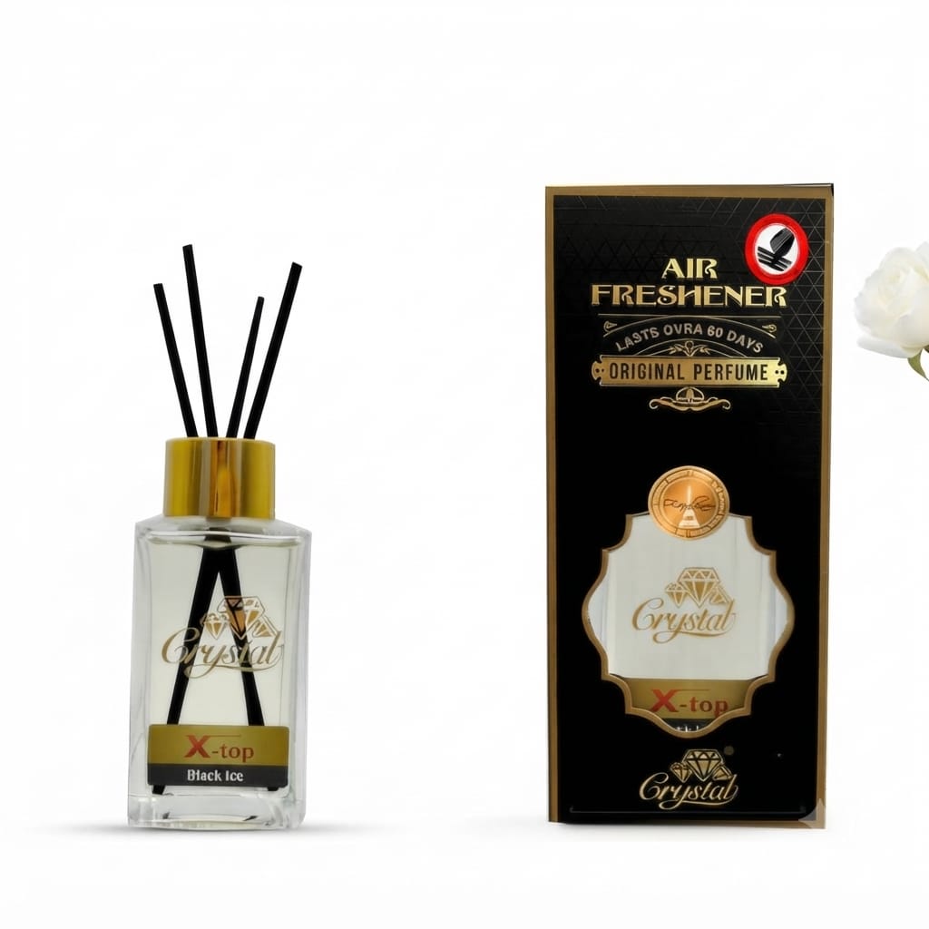 معطر جو بالاعواد كريستال إكس توب بلاك آيس - Crystal X-Top Air Freshener (KK)