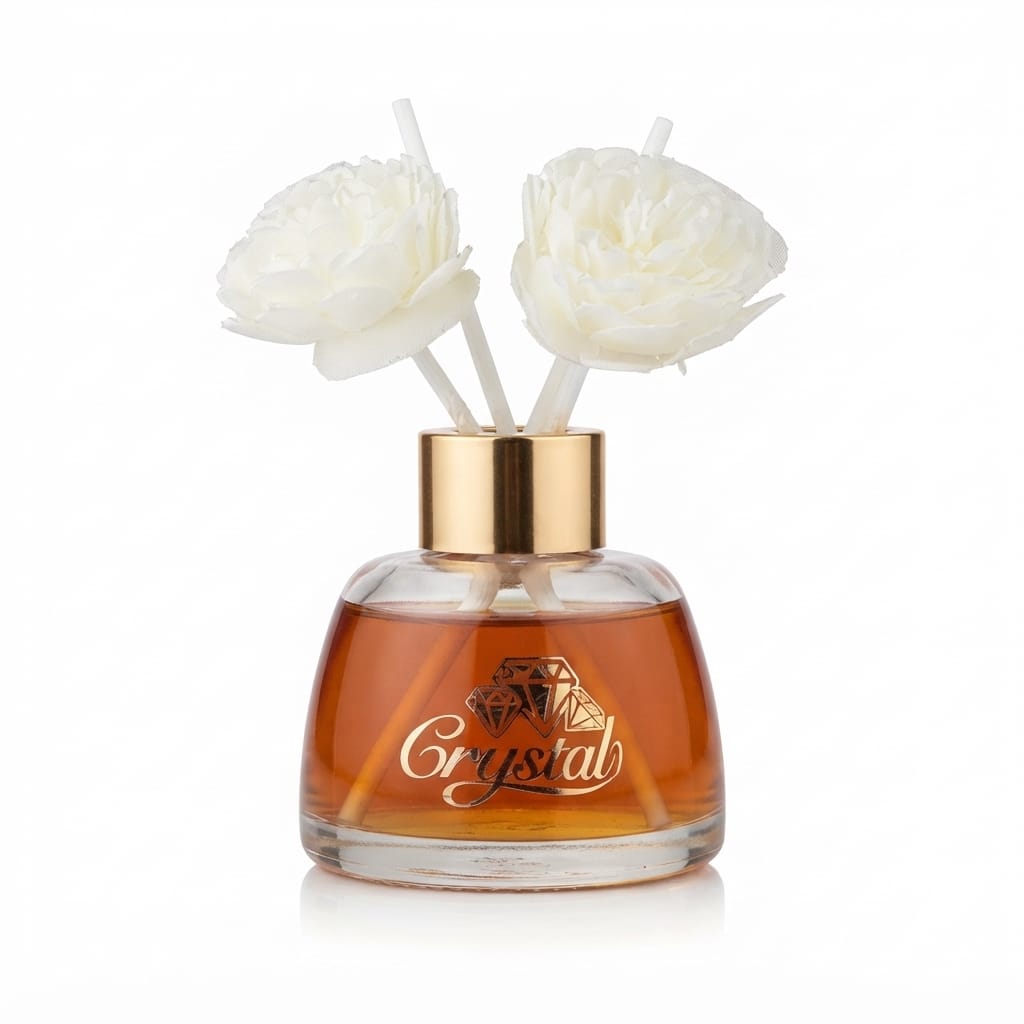 معطر جو بالاعواد والورد الفاخر كريستال - Crystal Air Freshener (KK)