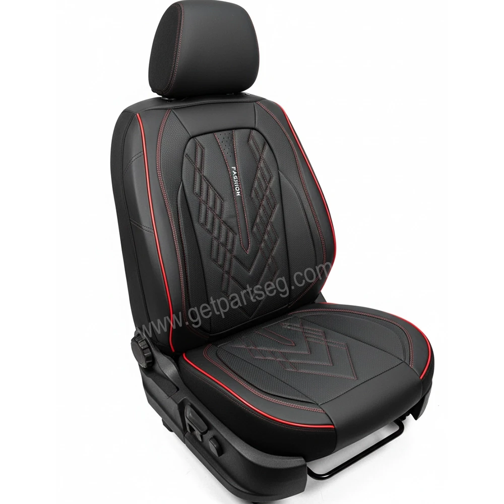 طقم كسوة كراسى جلد  أسود