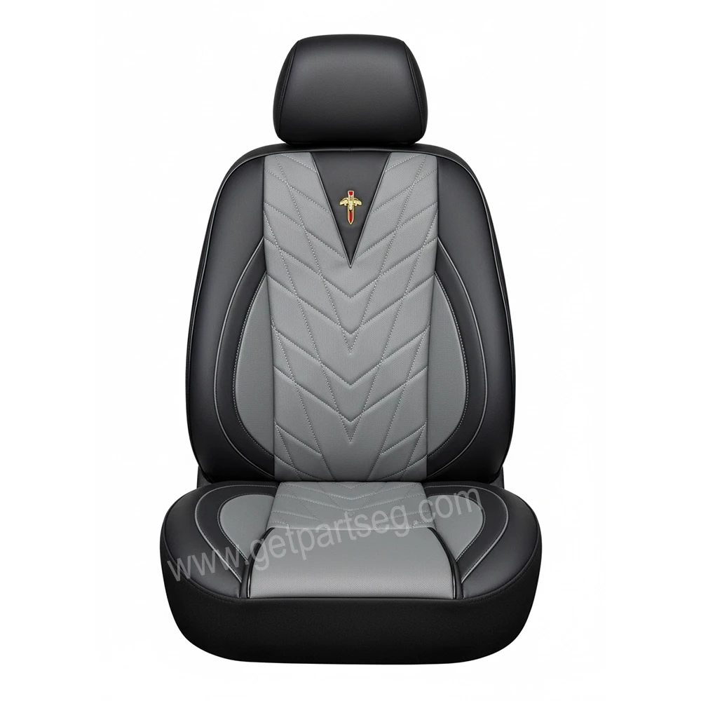 طقم كسوة كراسى جلد رصاصى