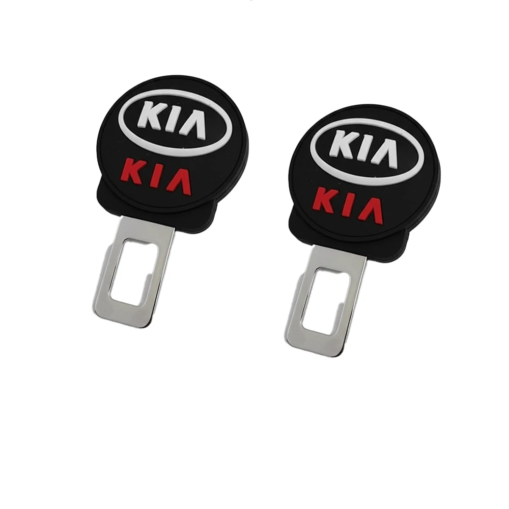 طقم سكاتة حزام ماركة كيا - مجموعة 2 قطعة - كتم صوت إنذار حزام الأمان