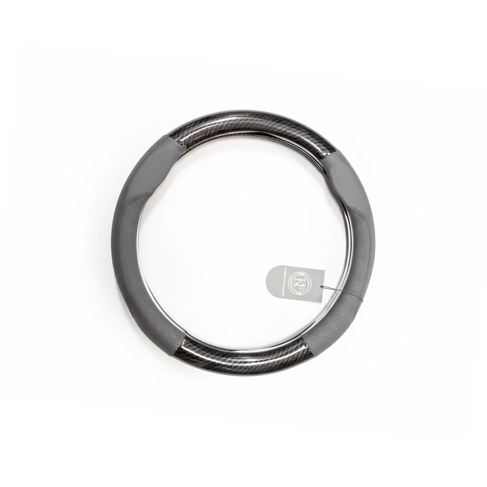 جراب طارة دائرى رصاصى * كربون - كفر دركسيون فخم بتصميم عصري وملمس مريح