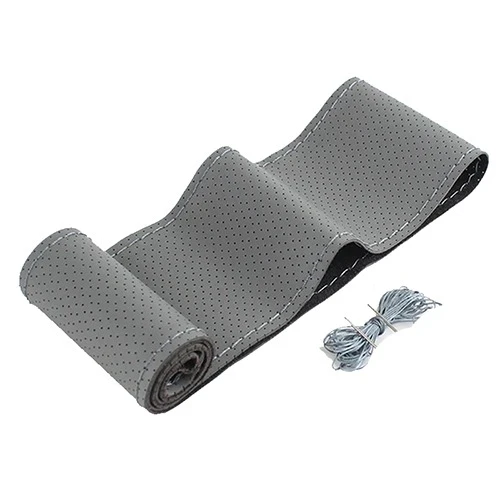 جراب طارة خياطة من الجلد تفصيل لون رصاصى - يحتاج لمتخصص للتركيب