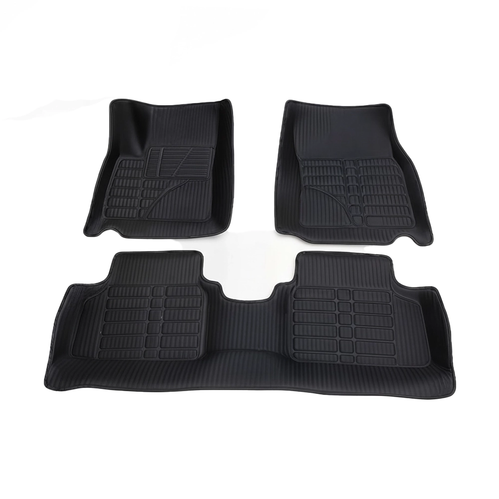 طقم دواسات 3 قطع 7D للسياره كيا سول الشكل الجديد