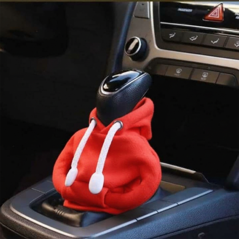 غطاء ناقل الحركة (فتيس) بتصميم هودي  – لمسة أناقة وراحة لسيارتك - لون أحمر