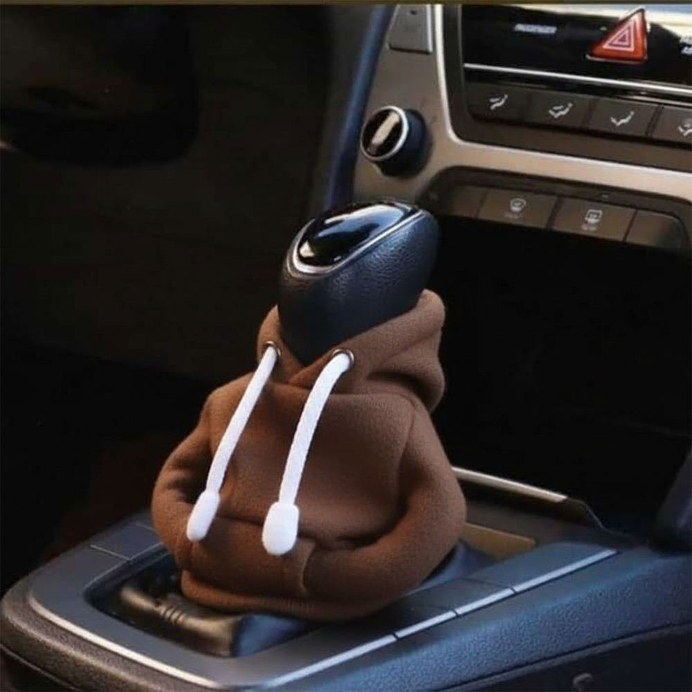 غطاء ناقل الحركة (فتيس) بتصميم هودي  – لمسة أناقة وراحة لسيارتك - لون بنى