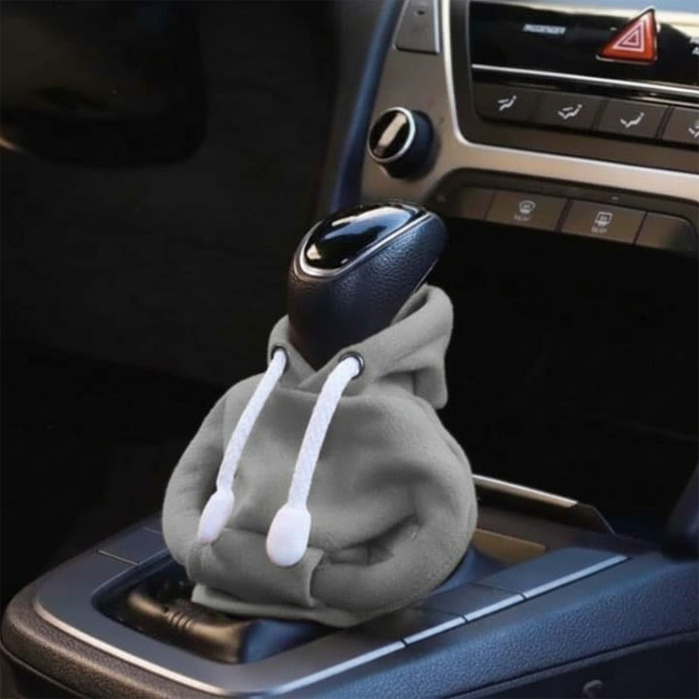 غطاء ناقل الحركة (فتيس) بتصميم هودي  – لمسة أناقة وراحة لسيارتك - لون رصاصى