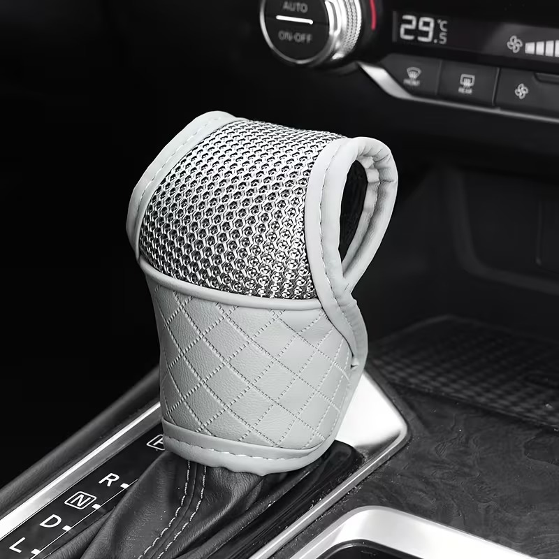 جراف فتيس جلد فتحة زر جانبية لون رصاصى