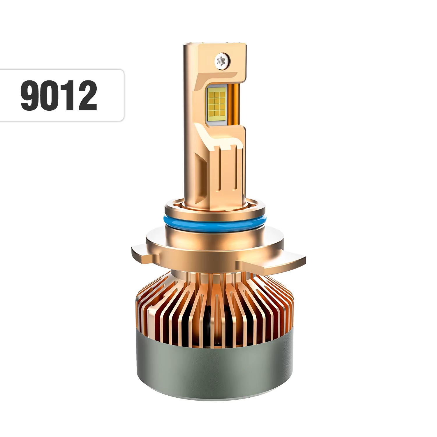 طقم لمبات ليد K20 للسيارات - قوة 65W وإضاءة 6500LM - أبيض  6000K - مقاس 9012